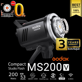 ผ่อน 0%** Godox Flash MS200V 200W 5800K Bowen Mount - รับประกันศูนย์ Godox Thailand 3ปี