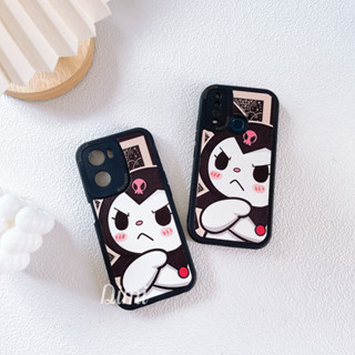 เคสหนังลายการ์ตูนมาใหม่กันเลนส์กล้อง คุโรมิ 7G 7Plus 11 OPPO A15 A16 A17 A53 A54 A31 RENO5 VIVO Y17 Y15S Y16 Y21 Y22 Y35