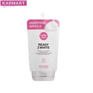 ( ยกกล่อง 6 ซอง ) โฟมเรดี้ทูไวท์ แบบซอง Ready 2 White Lightening Foam Cleanser ขนาด 12มล.