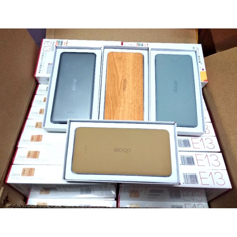 Eloop E13 ของแท้100% SALE 319บ มีตำหนิรบกวนอ่านรายละเอียดด้านล่าง ความจุ13000mAh แบตสำรอง Power Bank
