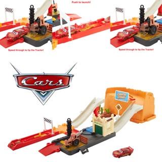 เพลเซ็ทสนามแข่ง Disney Car Toys Track Set with Lightning McQueen Toy Car &amp; Storage Tub ราคา 1,990.-