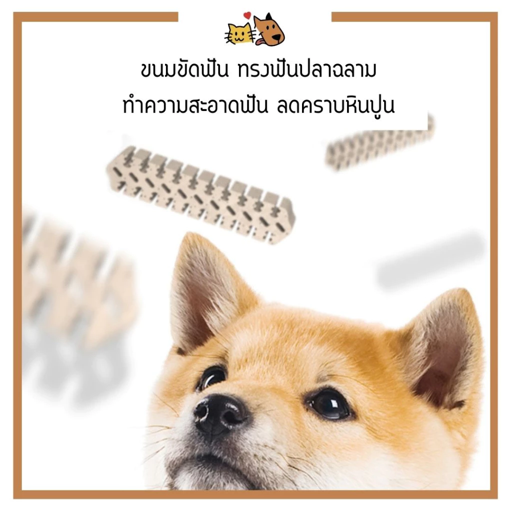 Dent Doc ขนมสุนัขขัดฟันแบบเคี้ยว ขัดฟัน–ลดกลิ่นปาก | ไม่เจ็บฟัน | 4 รสชาติ สินค้าประเทศญี่ปุ่น | Japan Pet Health&Care thumbnail 8