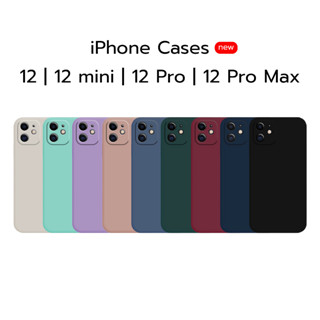 เคสไอโฟน เคสซิลิโคน สำหรับ IPhone 12/12mini/12Pro/12ProMax ลบรอยได้