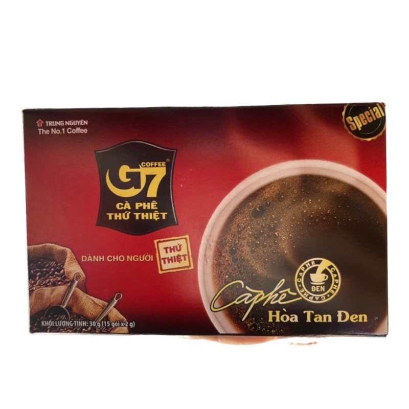 G7 กาแฟเวียดนาม กาแฟดำ 15ซอง