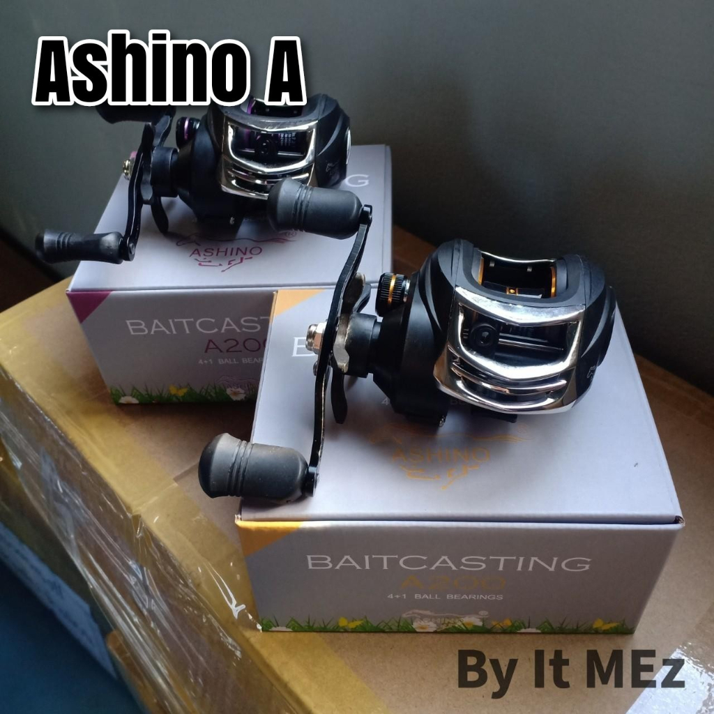 [ ของแท้ ]  รอกตกปลา รอกหยดน้ำ รอกอะชิโน่ Ashino A ทนทาน คุณภาพดี ได้รับความนิยม สินค้าพร้อมส่ง ❗ Baitcasting reel