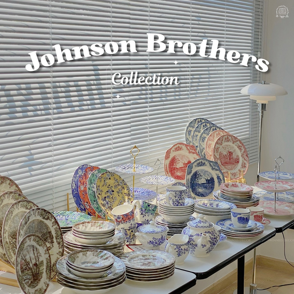 📣พร้อมส่ง!! จานเซรามิค Johnson Brother รุ่น Original Blue and White  สวยแบบคลาสสิคจานรุ่นนี้อีก20ปีก็ยังสวยค่ะ 🔥🤍
