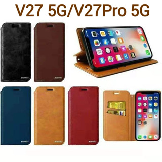 Vivo V29 5Gตรงรุ่น(ส่งในไทย)เคสฝาพับVivo Y27 5G/Y27 4G/Y36/V27 5G/V27Pro 5Gเคสกระเป๋าเปิดปิดแบบแม่เหล็ก เก็บนามบัตรได้