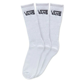 [ของแท้ ส่งฟรี จากไทย] VANS CLASSIC CREW (9.5-13, 3PK) - WHITE