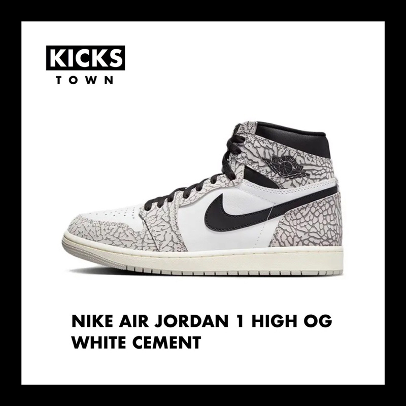 NIKE AIR JORDAN 1 HIGH OG WHITE CEMENT