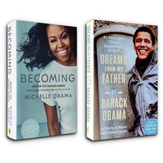 BECOMING MICHELLE OBAMA / Dreams from My Father Barack Obama (ADAPTED FOR YOUNGER READERS)