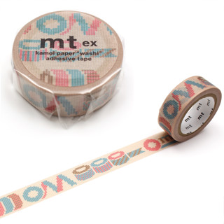 mt masking tape knitting tape (MTEX1P207) / เทปตกแต่งวาชิ ลายเทปนิตติ้ง แบรนด์ KAMOI mt masking tape ประเทศญี่ปุ่น