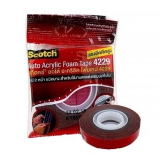 3M กาว 2 หน้า (โฟมเทป) ขนาด 12 mm.x 2.5 m. หนา 0.8 mm.