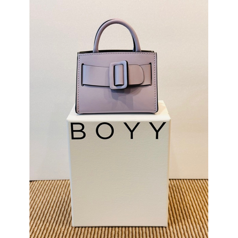 กระเป๋า boyy สีม่วง มินิ