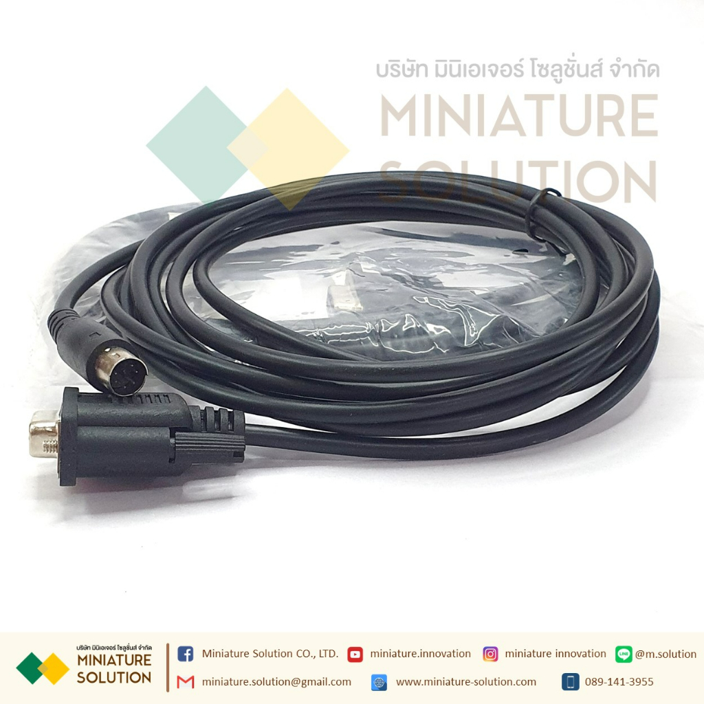 สายจอทัชสกรีน samkoon กับ PLC Mitsubishi Q สายลิ้ง PLC MITSUBISHI Q Series กับ จอ HMI - SAMKOON รุ่น