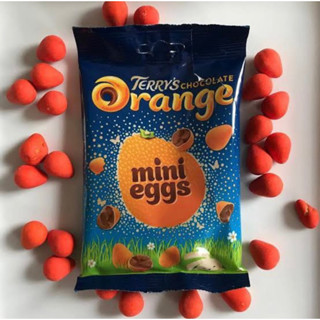 Terry’s chocolate orange mini eggs 80g. ช็อกโกแลตนมกลิ่นส้ม รูปไข่ นำเข้าจากอังกฤษ🇬🇧