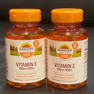 Sundown Vitamin E 180mg 400iu 100 softgel