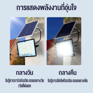 ไฟโซล่าเซล โซลาร์เซลล์ 300W 200W 100W Solar Light ไฟพลังงานแสงอาทิตย์ ไฟแสงอาทิตย์ ไฟถนนโซล่าเซลล์ ไฟสปอตไลท์