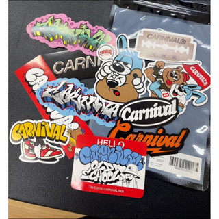 [พร้อมส่งแท้💯]  สติ๊กเกอร์ CARNIVAL® LOGO STICKER ของแท้