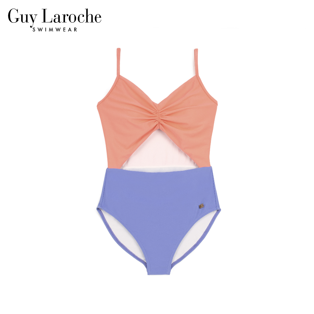 Guy Laroche ชุดว่ายน้ำ วันพีซ (One piece) เสื้อสายเดี่ยว กางเกงเว้าขา กีลาโรช GPL1002