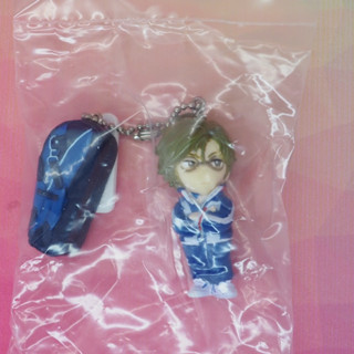 Prince of Tennis Mascot Keychain -Kunimitsu Tezuka + racket bag