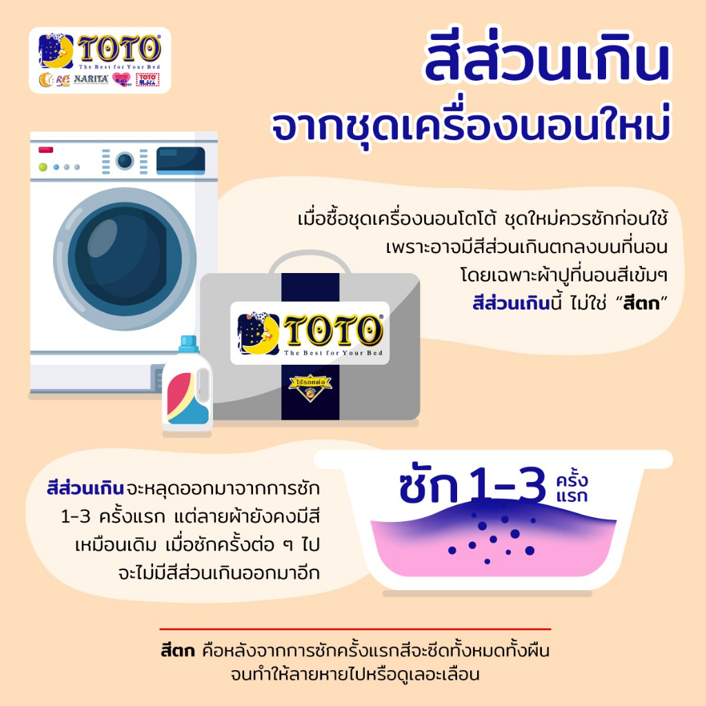 TOTO ผ้านวมขนาด 6ฟุต (ไม่รวมผ้าปู) ลายTT677