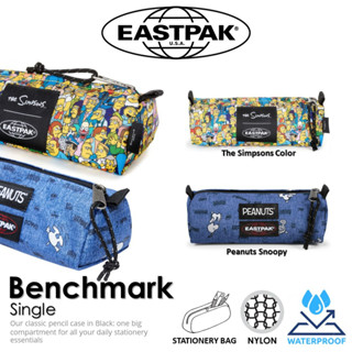 EASTPAK BENCHMARK SINGLE | The Simpsons &amp; Snoopy กระเป๋าดินสอ กล่องดินสอ 30 years warranty*