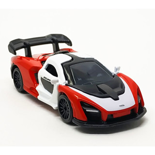 Majorette McLaren Senna Red/White/BlacK ล้อ 7VSB Scale 1/56 (8cm) ไม่มี package