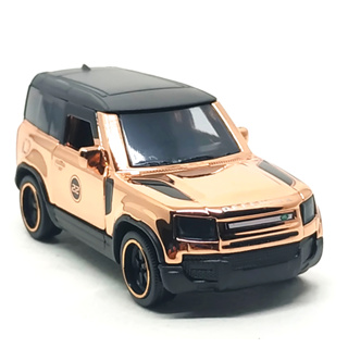 Majorette Land Rover Defender 90 -22 Collection Rose Gold ล้อ 5SBGL Scale 1/64 (8cm) ไม่มี package