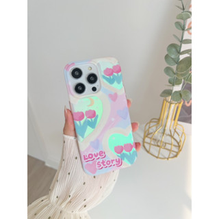 สอบถามก่อนกดสั่ง เคสหัวใจ เคสโฮโลแกรม เคสhologram เคสทิวลิป เคสดอกไม้ ผิวด้าน เคสโทรศัพท์ ทิวลิป หัวใจ hologram โฮโลแกรม