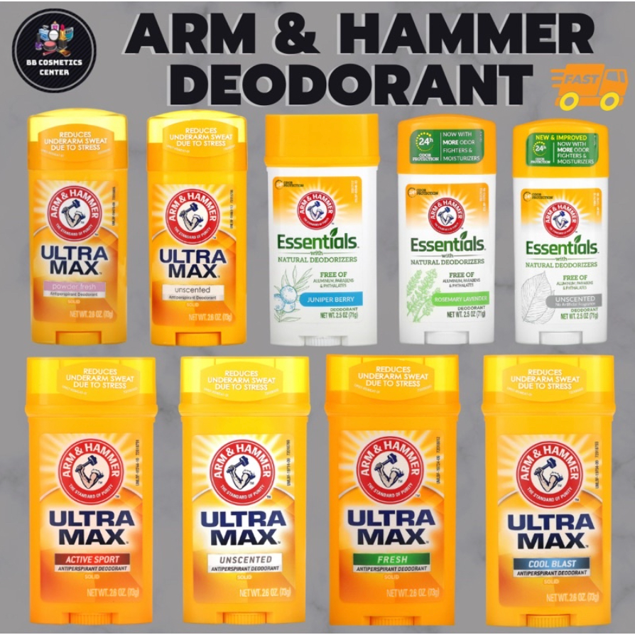 🔥พร้อมส่ง แท้ 100% โฉมใหม่ Arm & Hammer Deodorants ครบทุกแบบ ดีโอสติ๊กระงับกลิ่นกาย โรลออนระงับกลิ่น