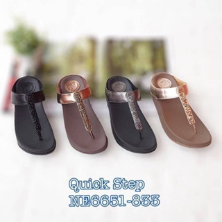 🎉🎉รองเท้าเพื่อสุขภาพ​Quick step แท้ พื้นสูง1.5นิ้ว 🌈🌈
