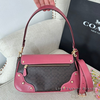 👑ผ่อน0%~แท้100%👑CE639 กระเป๋าสะพาย Coach Millie Shoulder Bag มี 2 สาย ถอดได้ สายยาวปรับได้