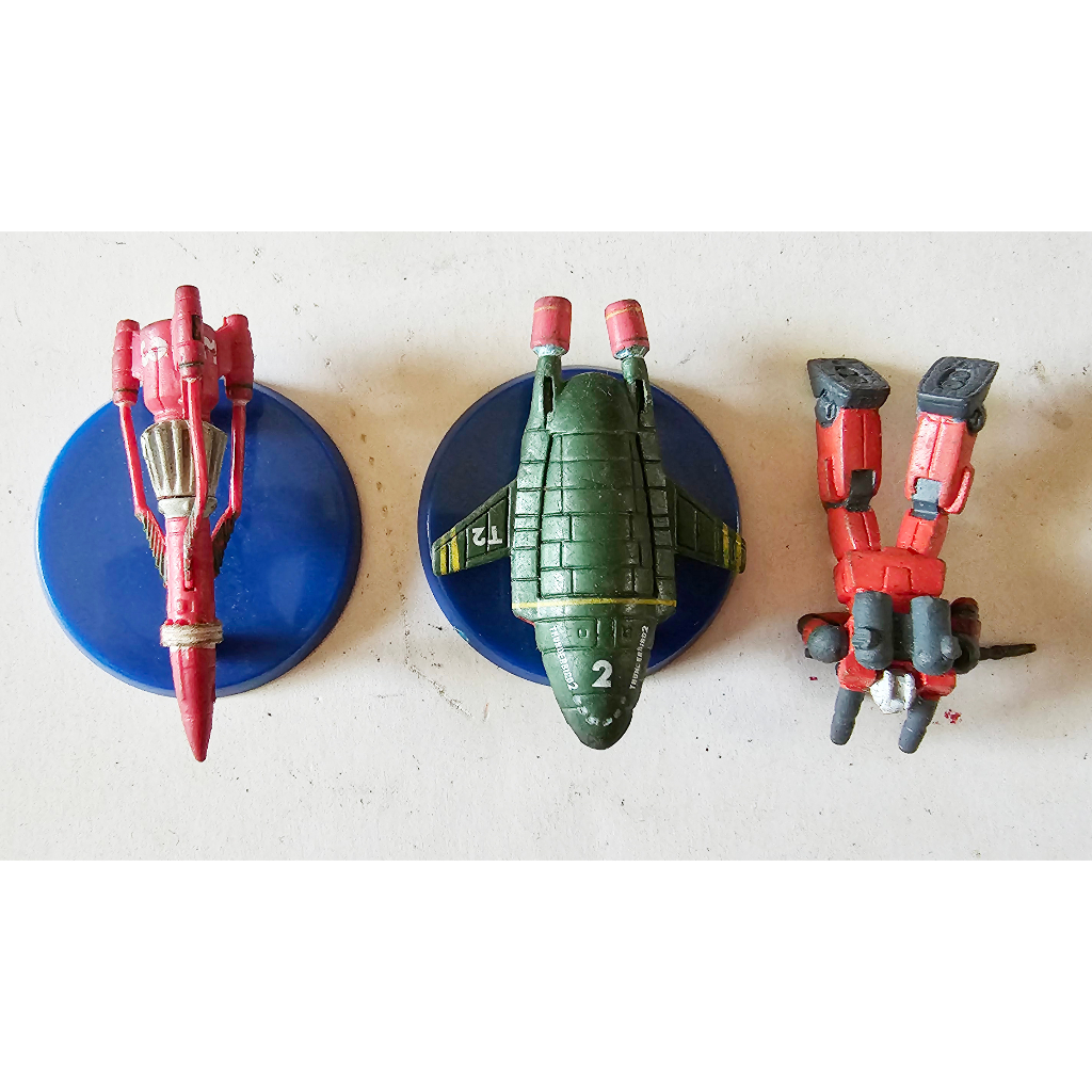 Thunderbirds Collection Tokusatsu Gashapon Mini Figure Yujin SR x2 และหุ่นยนต์ ลิขสิทธิ์แท้ japan  มือ 2