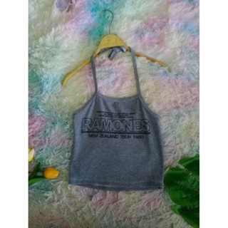 เสื้อคล้องคอโชว์หลัง อก32-38 ยาว15