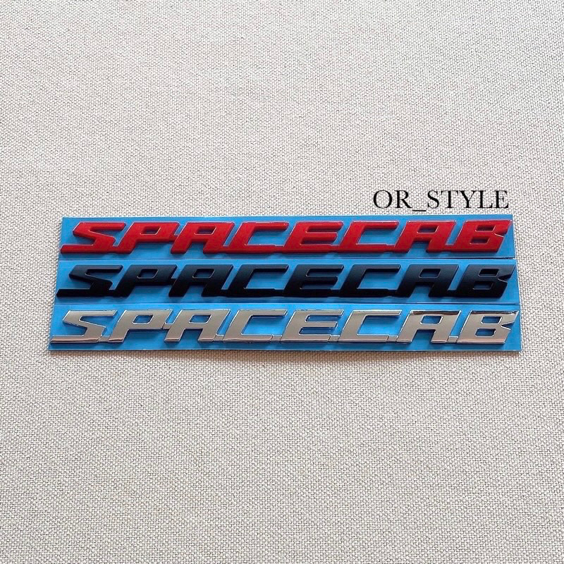 โลโก้ SPACECAB D-MAX 2020-2026 ขนาด 24×1.8cm ( ซ้ายขวาใช้เหมือนกัน) – โปรปัง