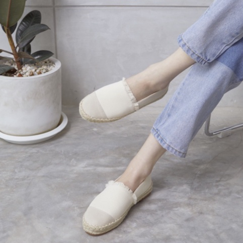 Minx chloe extra soft รองเท้าพื้นสาน espradrilles หุ้มส้น พื้นสาน minxshoes