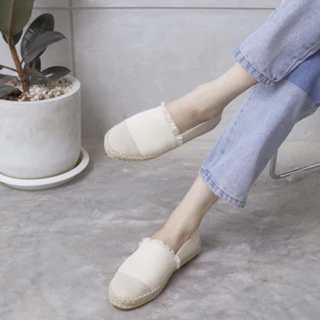 Minx chloe extra soft รองเท้าพื้นสาน espradrilles หุ้มส้น พื้นสาน minxshoes