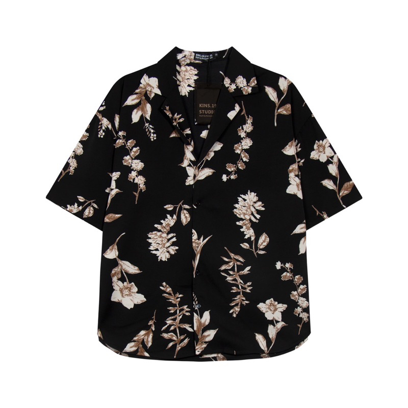 KINS | Hawaii Shirt เสื้อฮาวาย ทรง Oversize ชุดเดินชายทะเล (รหัส : HW14)