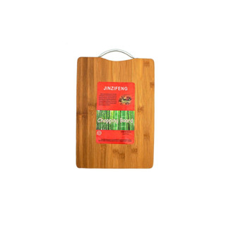 Bamboo cutting board เขียงไม้ไผ่ หูจับเหล็ก 22x32x2 cm S190222