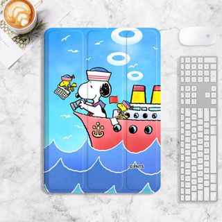 snoopy เคสไอแพด 10.2 gen7/8/9 10 เคส iPad air1/2/3/4/5 mini4/5/6 case iPad pro11 2021 2022 เคสซิลิโคน มีที่ใส่ปากกา