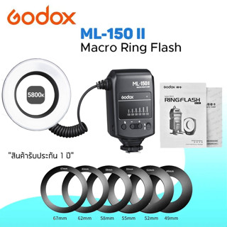 Godox ML-150 II Macro Ring Flash Speedlite สำหรับ Canon,Nikon,Pentax,Sony,Olympus กล้อง DSLR