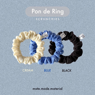 mate.made.material | Pon De Ring Scrunchies