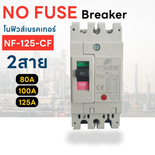 โนฟิวส์ เบรกเกอร์ NF-125-CW 2 สาย NO FUSE BREAKER 2P 32A/40A/50A/63A/ Electrical Shop.