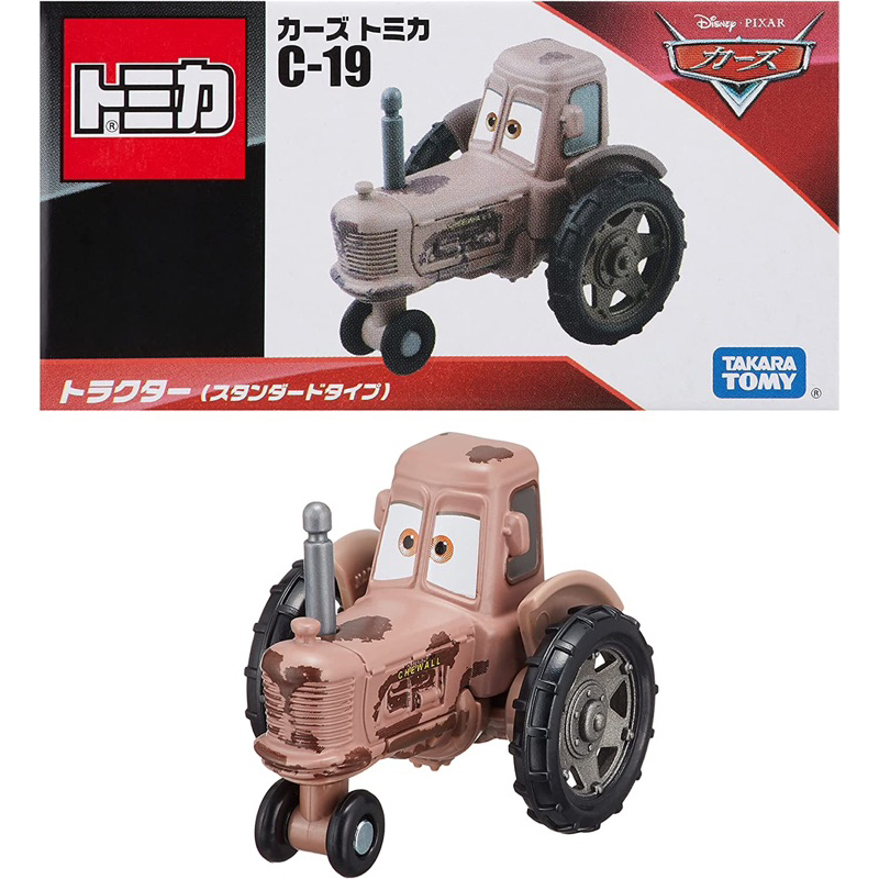 แท้ 100% จากญี่ปุ่น โมเดล ดิสนีย์ คาร์ แทรกเตอร์ Takara Tomy Tomica Disney Cars C-19 Tractor (Standard Type) Mini Car