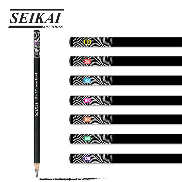 SEIKAI SKETCH PENCIL ดินสอแรเงา จำนวน 1 แท่ง