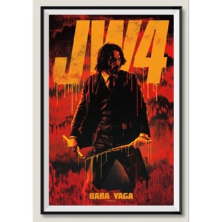 โปสเตอร์หนัง ติดผนัง John Wick ภาค 4