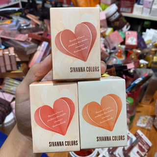 ปัดแก้ม คูชั่น❤️LOVE ILLUSION STAMP BLUSH : HF4021 ปัดแก้มเนื้อครีม