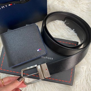 Tom Hilfiger  Leather Belt &amp; Wallet