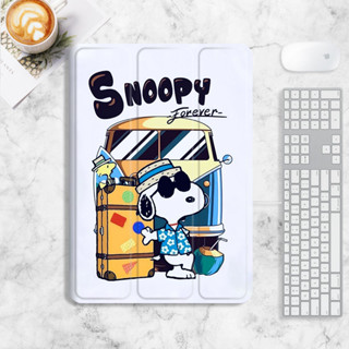 snoopy เคสไอแพด air1/2/3/4/5 mini4/5/6 เคส iPad 10.2 gen7/8/9 10 case iPad pro11 2021 2022 เคสซิลิโคน มีที่ใส่ปากกา