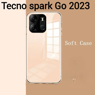 Tecno spark Go 2023(พร้อมส่งในไทย)เคสTPUใสกันกระแทกแบบคลุมกล้องTecno spark Go 2023ตรงรุ่น